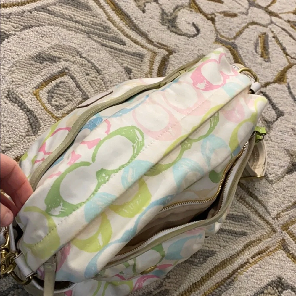 💕 Coach medium authenticate multicolor travel bag - Picture 6 of 15